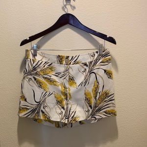 Tory Burch Ivory Tropical Shorts